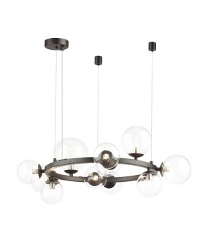 4818/11 MODERN ODL21 393 черный/прозрачный Люстра G9 11*40W TOVI-foto6