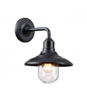 4965/1W NATURE ODL22 567 черный/стекло Ландшафтный настен.светильник E27 1*60W IP44 CAMPA-foto4