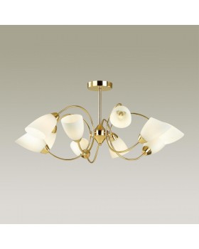 4532/10C COMFI LN21 049 золотой, белый Люстра потолочная E14 10*40W 220V DARLENE-foto3