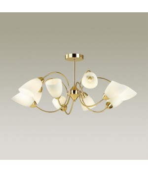 4532/10C COMFI LN21 049 золотой, белый Люстра потолочная E14 10*40W 220V DARLENE-foto3