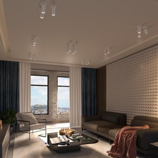 370758 OVER NT21 212 белый Светильник накладной IP20 GU10 50W 220V MAIS-foto3