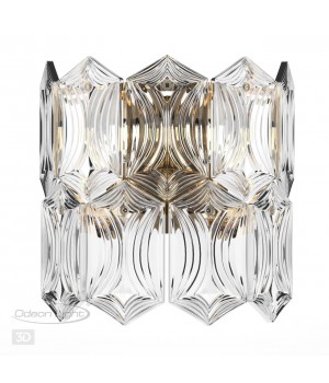 4918/2W MODERN ODL22 327 золотой/прозрачный/стекло Бра E14 2*40W SOMALA-foto4