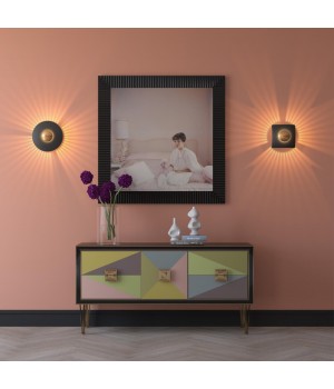 4224/13WL MIDCENT ODL21 131 черн/золот/металл Настенный светильник IP20 LED 13W 1520Лм 3000K ADAMAS-foto3