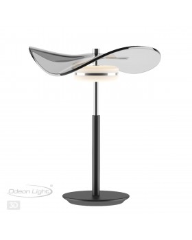 4858/10TL L-VISION ODL_EX21 67 никель/дымчатый/стекло Настольная лампа LED 1*10W 3500K FLUENT-foto5