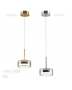4729/14L L-VISION ODL20 317 золотой/прозрачный Подвес LED 4000K 14W 220V AKELA-foto5
