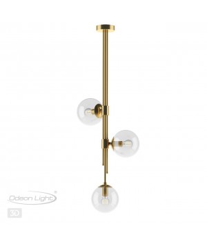 4799/3 PENDANT ODL21 341 бронзовый/прозрачный Подвес E14 3*60W BRAZERI-foto5