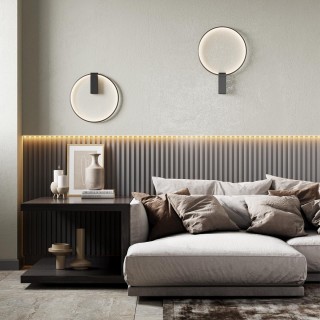 4318/32WL HIGHTECH ODL22 152 металл/черный Настенный регулируемый IP20 LED 30W 1380Лм 3000K ANNEL-foto3