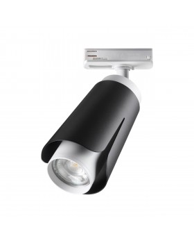 370836 PORT NT22 083 черный Светильник трековый однофазный трехжильный IP20 GU10 9W 220V TULIP-foto8