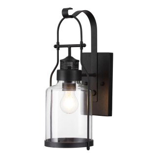 4835/1W NATURE ODL21 577 черный/стекло Ландшафтный настенный светильник E27 1*60W IP44 KALPI-foto6