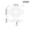 370475 SPOT NT19 154 белый Встраиваемый под покраску светильник IP20 GU10 50W 220V YESO