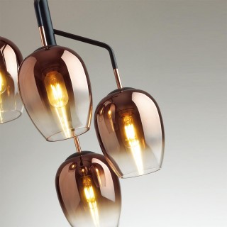 4760/4 MODERN ODL21 347 медный/черный Люстра E27 4*60W PALTA-foto5