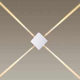 4258/8WL HIGHTECH ODL21 235 белый/металл Настенный светильник IP20 LED 8W 444Лм 3000K VISTA-foto4