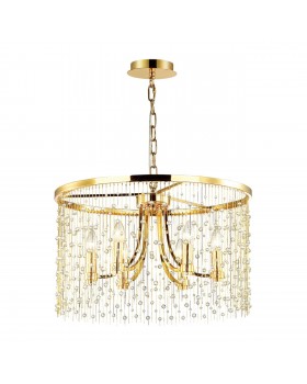 4844/6 HALL ODL21 409 золото/металл.цепочки /стекло Люстра E14 6*40W RAINI-foto4