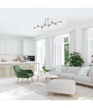 4517/8C MODERNI LN20 087 белый, хром Люстра потолочная E14 8*40W 220V ALANA-foto3