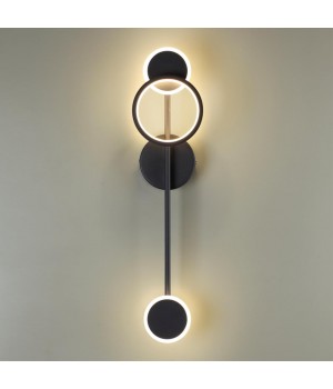 4322/16WL MIDCENT ODL22 169 металл/черный Настенный светильник IP20 LED 16W 740Лм 3000K DENZEL-foto3