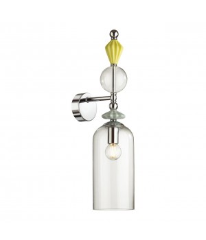 4893/1WA CLASSIC ODL_EX22 69 хром/раноцветн./керамика/стекло Бра E14 1*40W 4893/1WA BIZET-foto6