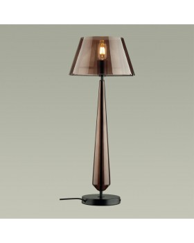 4852/1T STANDING ODL_EX21 55 черный/коричневый/стекло Высокая Лампа выкл. на базе E27 1*60W TOWER-foto4