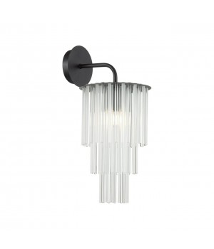 4921/1W MODERN ODL22 329 черный/прозрач./матов./стекло Бра E27 1*60W PAPITA-foto6