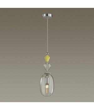 4893/1B CLASSIC ODL_EX22 71 хром/раноцветн./керамика/стекло Подвес E14 1*40W 4893/1B BIZET-foto4