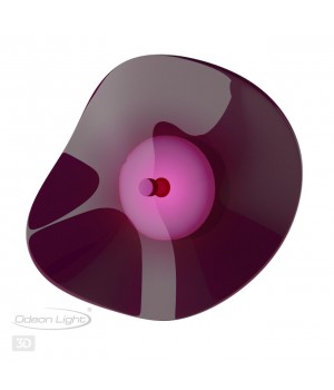 4857/5WL L-VISION ODL_EX21 97 никель/черничный/стекло Настенный светильник LED 1*5W 3500K FLUENT-foto5