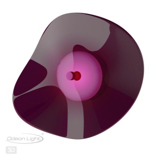 4857/5WL L-VISION ODL_EX21 97 никель/черничный/стекло Настенный светильник LED 1*5W 3500K FLUENT-foto5