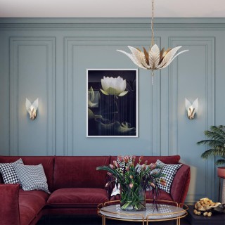 4838/1W HALL ODL21 465 золотистый/стекло Бра E14 1*40W FLOWERI-foto3