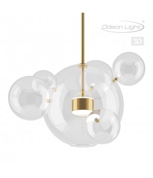 4640/12LB L-VISION ODL20 329 золотой/прозрачный Подвес LED 4000K 12W 220V BUBBLES-foto5