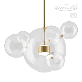 4640/12LB L-VISION ODL20 329 золотой/прозрачный Подвес LED 4000K 12W 220V BUBBLES-foto5