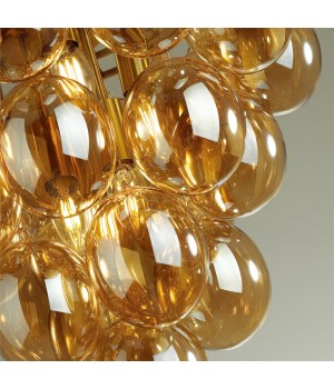 4812/6 MODERN ODL21 345 янтарный/бронзовый Люстра E14 6*40W GRAPE-foto5