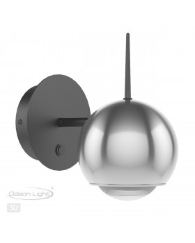 4228/6WL L-VISION ODL21 254 хром/металл Настен.светильник выкл на базе IP20 LED 6W 300Лм 3000К MIA-foto5