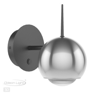 4228/6WL L-VISION ODL21 254 хром/металл Настен.светильник выкл на базе IP20 LED 6W 300Лм 3000К MIA-foto5