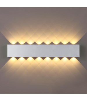 4217/16WL HIGHTECH ODL21 151 серебр/металл Настен.светильник IP20 LED 16W 1754Лм 3000K MAGNUM-foto3