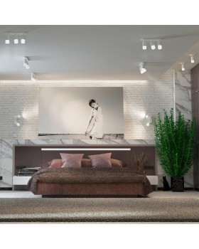 370738 OVER NT21 214 белый Светильник накладной IP20 GU10 9W 235V FLAX-foto3