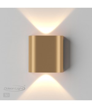 4212/2WL HIGHTECH ODL21 197 золот/металл Настен.светильник IP20 LED 2W 241Лм 3000K MAGNUM-foto5