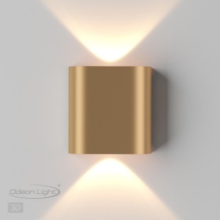 4212/2WL HIGHTECH ODL21 197 золот/металл Настен.светильник IP20 LED 2W 241Лм 3000K MAGNUM-foto5
