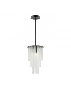 4921/1 MODERN ODL22 329 черный/прозрач./матов./стекло Подвес E27 1*60W PAPITA-foto6