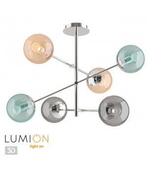 4454/6C MODERNI LN20 092 хром, разноцветный Люстра потолочная E14 6*40W 220V SIERRA-foto5