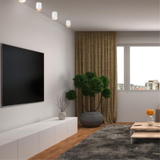 370532 KONST NT19 147 белый Накладной светильник IP20 GU10 220V UNITE-foto3