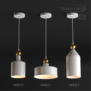 4090/1 PENDANT ODL19 361 белый/золотой Подвес Е27 1*40W BOLLI-foto5