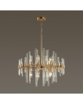 4988/10 HALL ODL22 451 золотой/стекло Люстра E14 10*40W STIKA-foto4