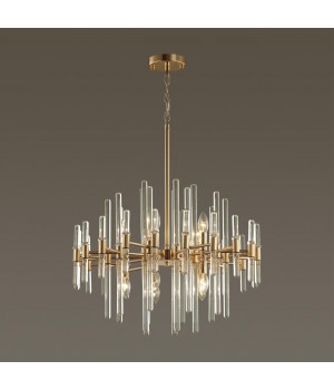 4988/10 HALL ODL22 451 золотой/стекло Люстра E14 10*40W STIKA-foto4