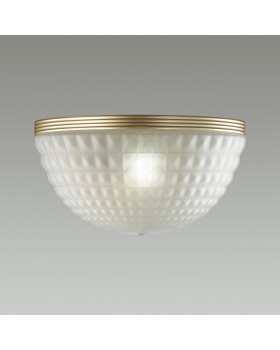 4936/1W MODERN ODL22 517 золотистый/белый/стекло Бра E14 2*40W MALAGA-foto3