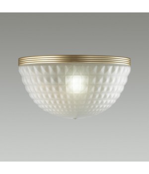 4936/1W MODERN ODL22 517 золотистый/белый/стекло Бра E14 2*40W MALAGA-foto3