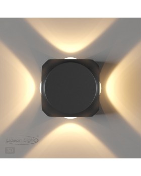 4222/8WL HIGHTECH ODL21 235 черн/металл Настенный светильник IP54 LED 8W 716Лм 3200K MIKO-foto5