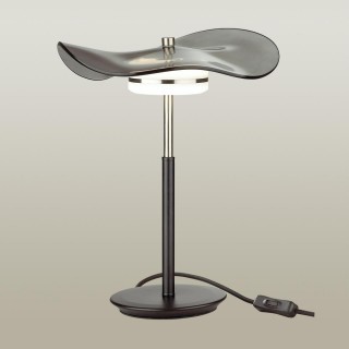 4858/10TL L-VISION ODL_EX21 67 никель/дымчатый/стекло Настольная лампа LED 1*10W 3500K FLUENT-foto4