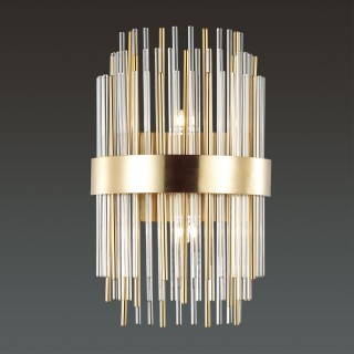 4639/2W HALL ODL20 473 золотой/металл/стекло Бра G9 2*40W 220V IDA-foto4