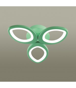 4576/60CL LEDIO LN21 019 зеленый Люстра потолочная диммир. с ДУ + LampSmart LED 60W 3000-6000К 2740Лм 220V LULU-foto3