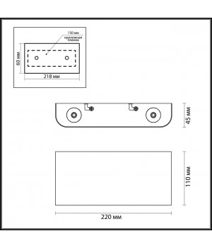3893/4WL HIGHTECH ODL20 197 золотистый/металл Настенный светильник LED 3000K 4W 220V MAGNUM-foto2