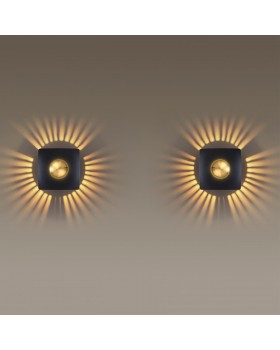 4224/13WL MIDCENT ODL21 131 черн/золот/металл Настенный светильник IP20 LED 13W 1520Лм 3000K ADAMAS-foto5