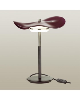 4857/10TL L-VISION ODL_EX21 67 никель/черничный/стекло Настольная лампа LED 1*10W 3500K FLUENT-foto4